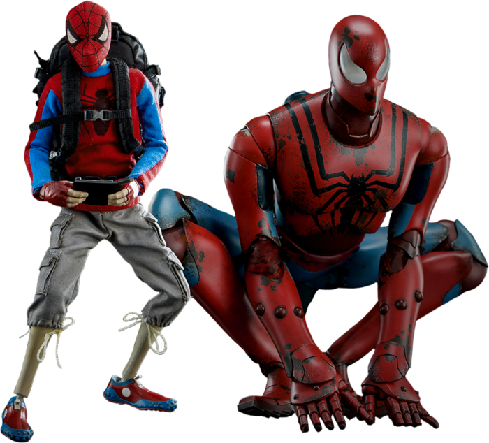 Spider-Man - Peter Parker with Spider-Bot 1/6th Scale Action Figure 2 ...