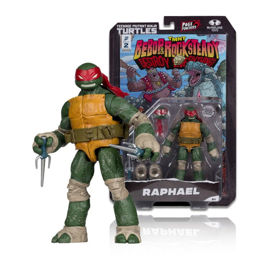 Teenage Mutant Ninja Turtles - Raphael (IDW) Page Punchers 5" Scale Action Figure with Comic Book