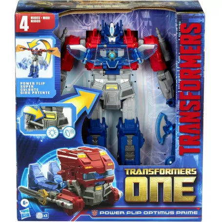 Transformers One Power Flip Optimus Prime