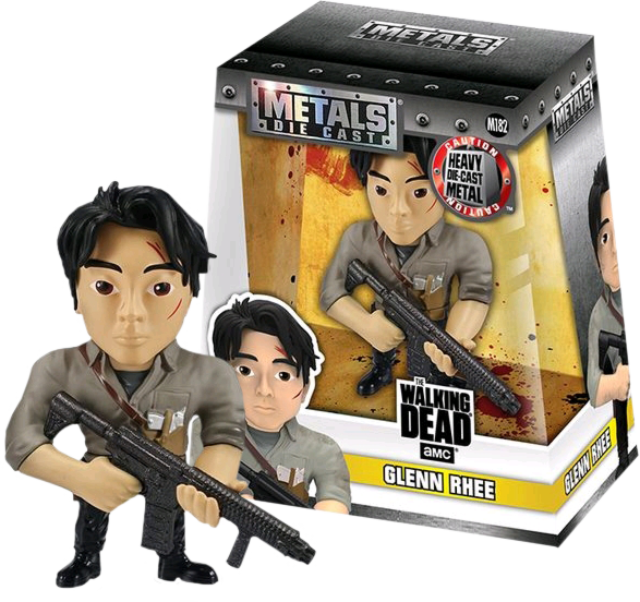 The Walking Dead - Glenn 4” Metals Die-Cast Action Figure