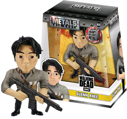 The Walking Dead - Glenn 4” Metals Die-Cast Action Figure