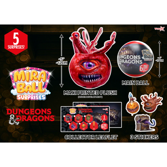 Miraball Surprises - Dungeons & Dragons Blind Ball Plush (Single Unit)