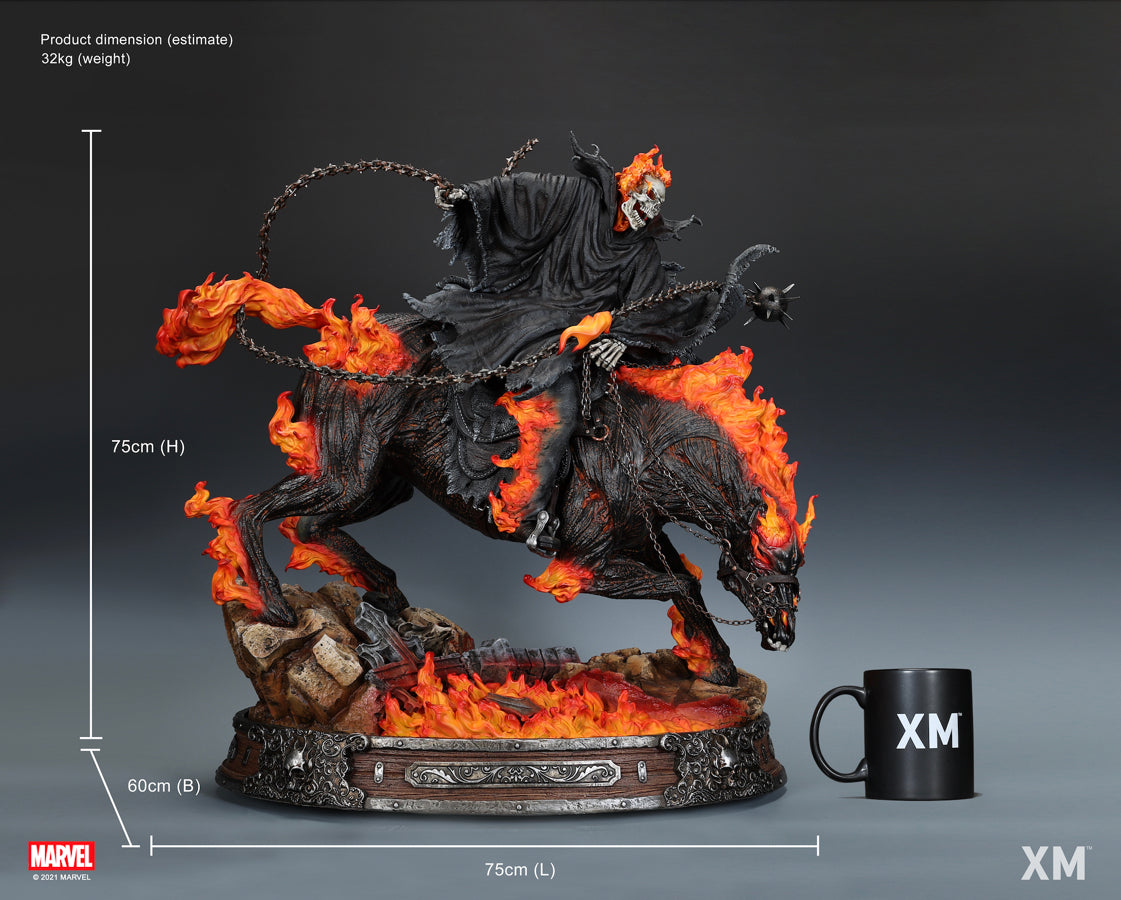 XM Studios Marvel Ghost Rider (Horseback Edition) 1/4 Scale Statue