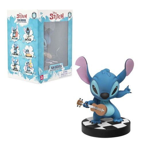 YuMe Hero Box Disney Lilo & Stitch Fun Series Guitarist Stitch Figure