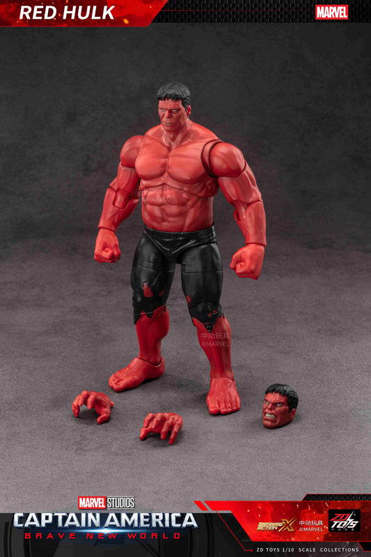 ZD Toys Captain America Brave New World Red Hulk 1/10 Scale Action Figure