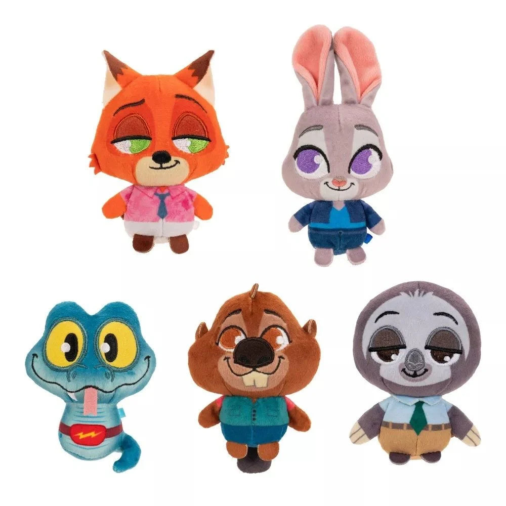 Disney Zootopia 2 Tiny Tails Mini Plush 5 Pack