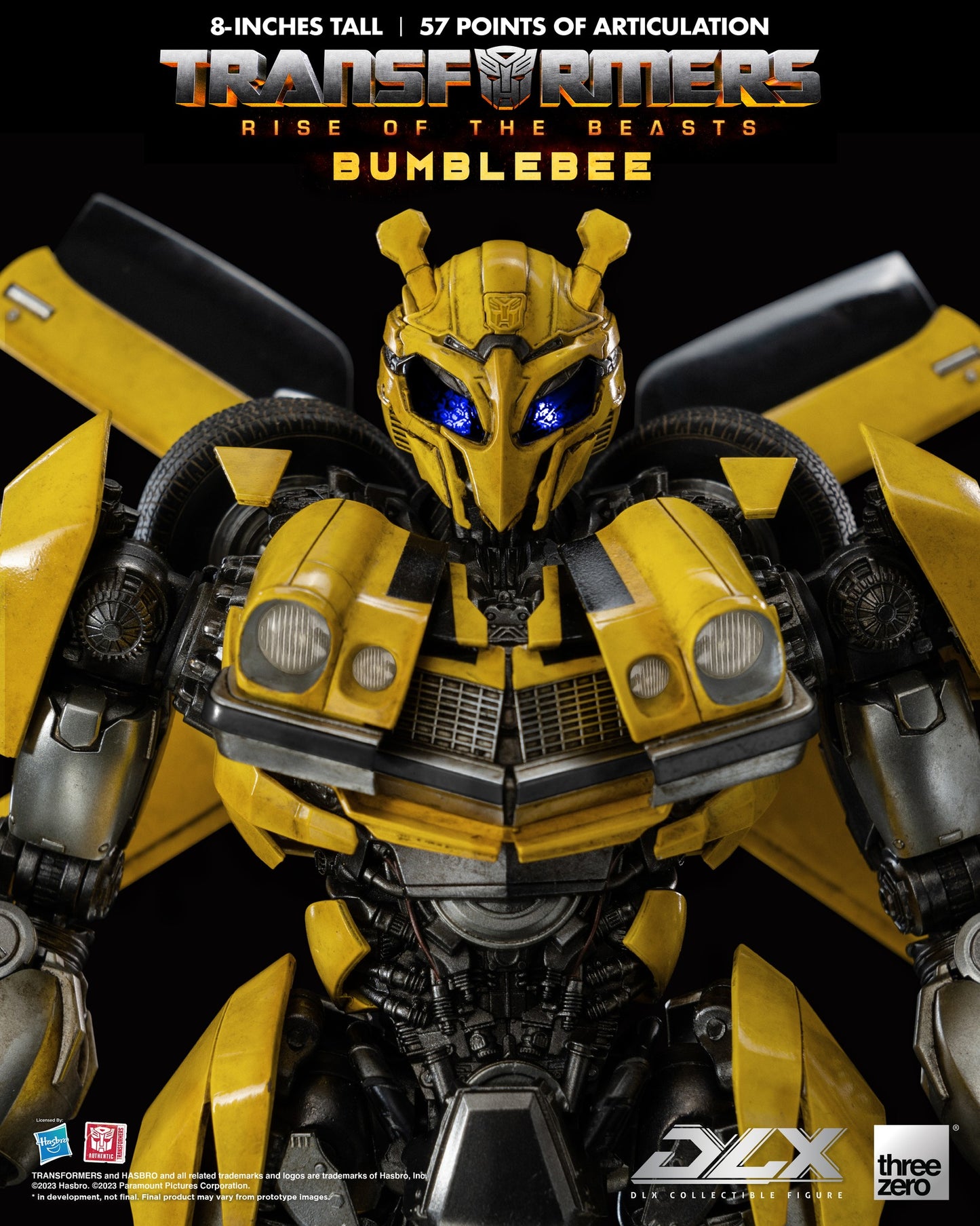 BUMBLEBEE DLX- ThreeZero Transformers: Rise of the Beasts DLX Bumblebee Figure