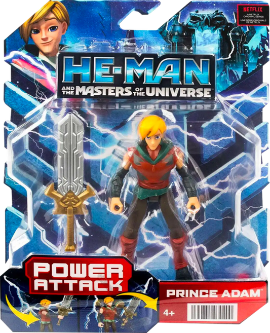 Mattel : Power Attack Prince Adam (Netflix : He-Man And The Masters of The Universe)