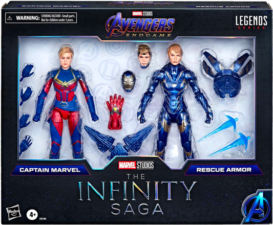 Marvel Legends : Captain Marvel & Rescue Armor (The Infinity Saga : Avengers Endgame)