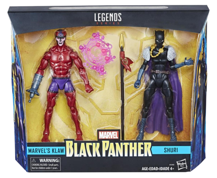 Marvel Legends : Marvel's Klaw & Shuri (Black Panther)