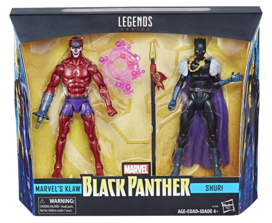 Marvel Legends : Marvel's Klaw & Shuri (Black Panther)