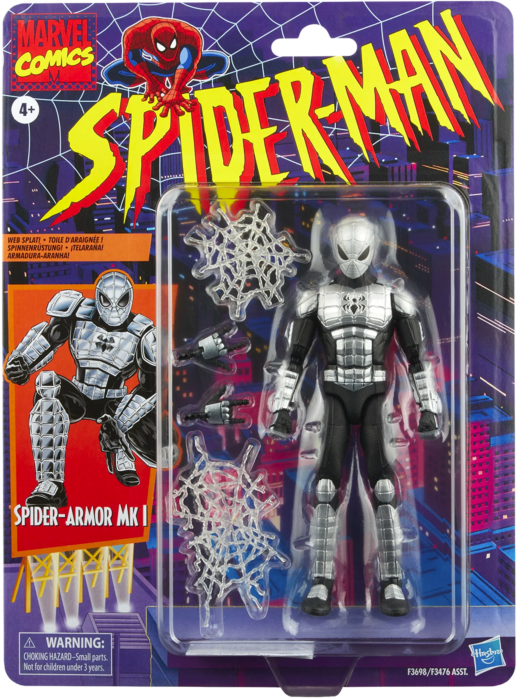 Marvel Legends : Retro Card Spider-Armor Mk I (Spider-Man)