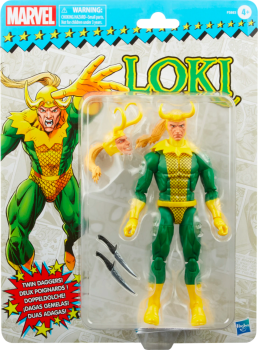 Marvel Legends : Retro Card Classic Loki Twin Daggers (Loki)