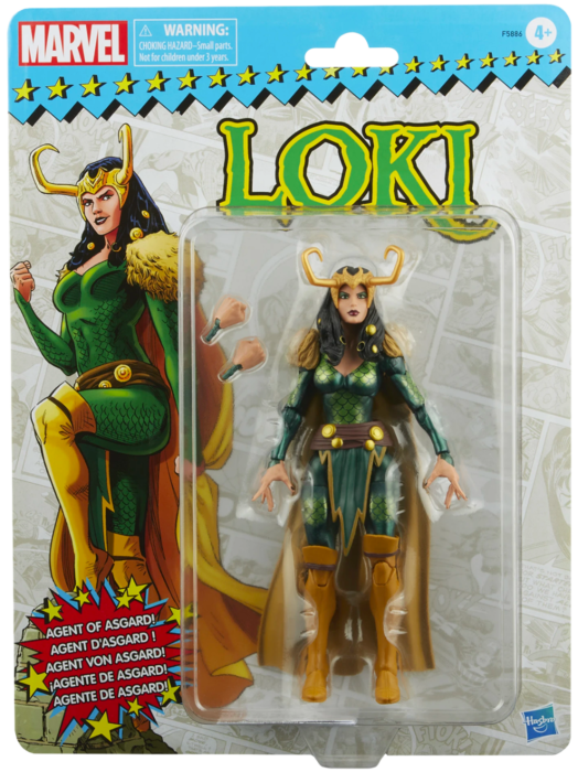 Marvel Legends : Retro Card Lady Loki Agent of Asgard (Loki)