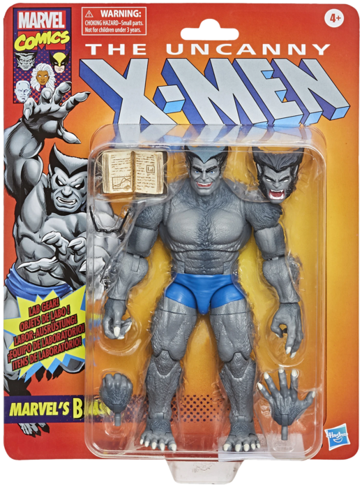 Marvel Legends : Retro Card Marvel's Beast (The Uncanny X-Men) Grey