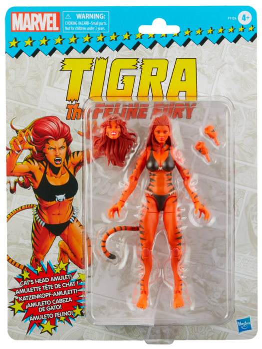 Marvel Legends : Retro Card Tigra (The Feline Fury)