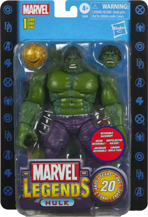 Marvel Legends : Retro Card Hulk (20 Years)