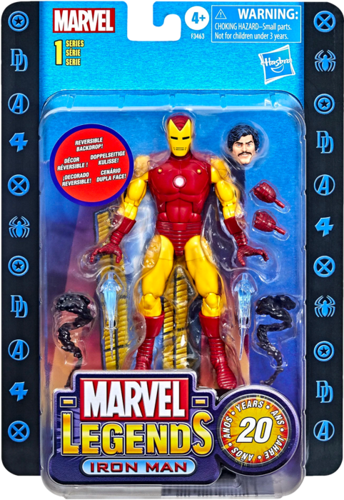 Marvel Legends : Retro Card Iron-Man (20 Years)