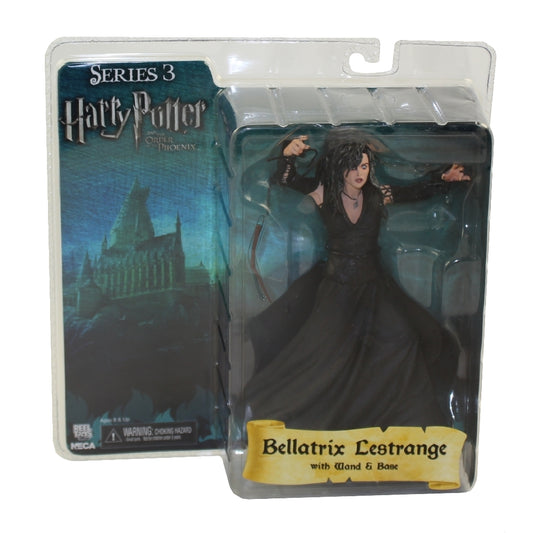 NECA : Bellatrix Lestrange with Wand & Base (Harry Potter And The Order of The Phoenix : Series 3)