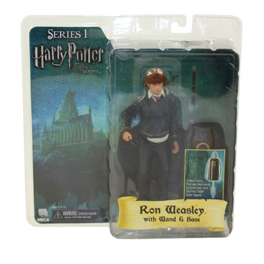 NECA : Ron Weasley with Wand & Base (Harry Potter And The Order of The Phoenix : Series 1)