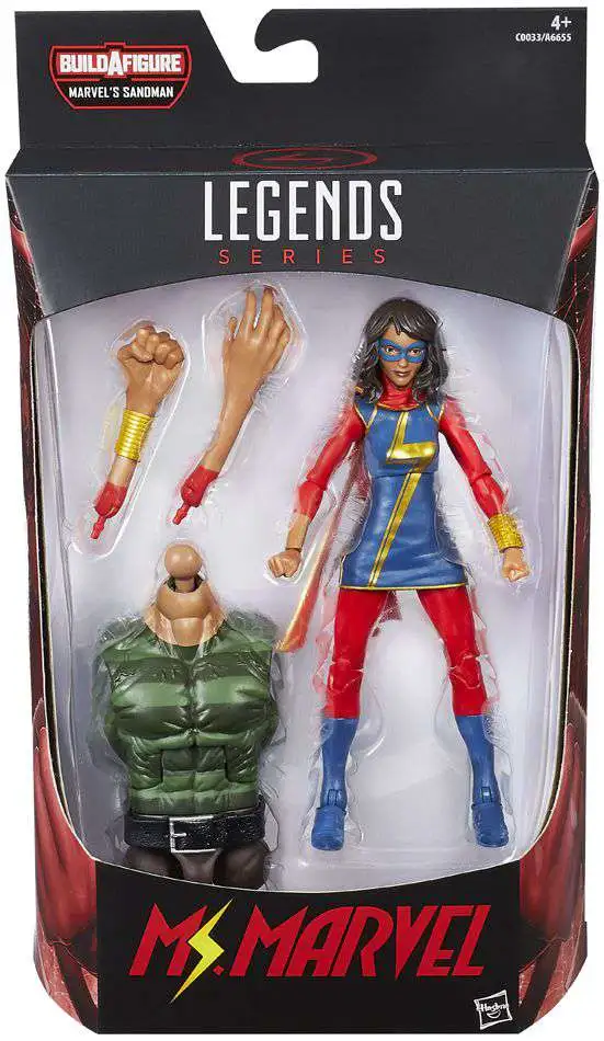 Marvel Legends : Ms. Marvel (Build A Figure : Marvel's Sandman)