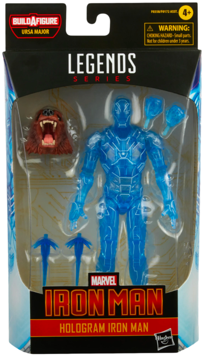 Marvel Legends : Hologram Iron Man (Iron Man Build A Figure : Ursa Major)