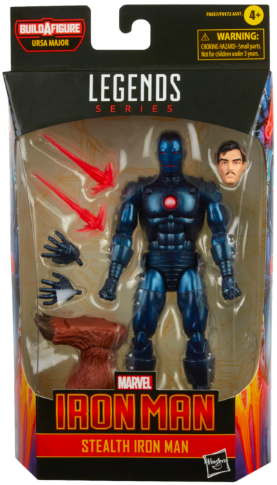 Marvel Legends : Stealth Iron Man (Iron Man Build A Figure : Ursa Major)