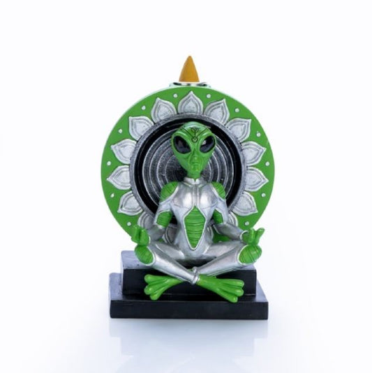 BACKFLOW BURNER ALIEN MEDITATING 15.5CM