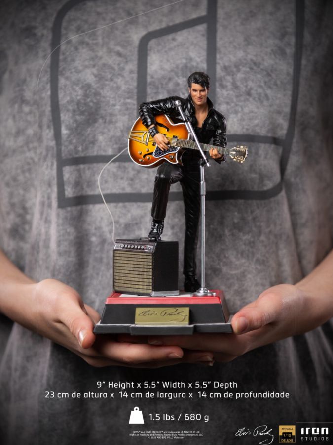 Elvis Presley - Comeback Special Dlx 1:10 Scale Statue (Iron Studio)