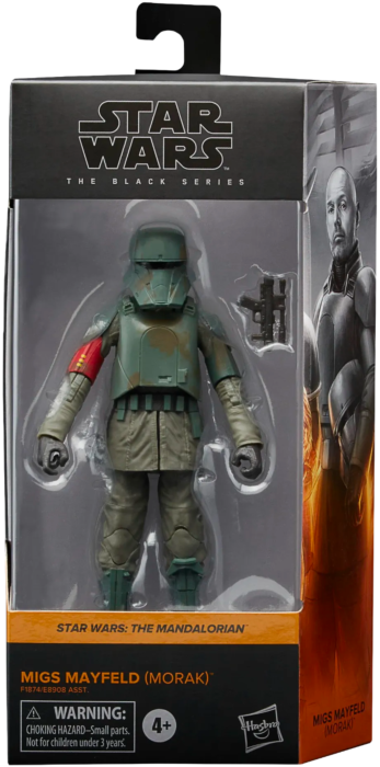 Star Wars: The Mandalorian - Migs Mayfeld (Morak) Black Series 6” Scale Action Figure