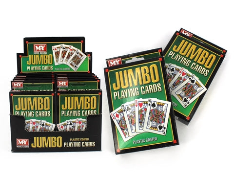 PLAYING CARDS - JUMBO SIZE (90x160mm)