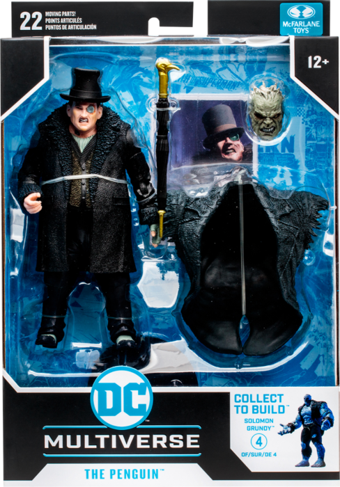 Products Batman: Arkham City - The Penguin DC Multiverse 7” Scale Action Figure (Solomon Grundy Build-A-Figure)