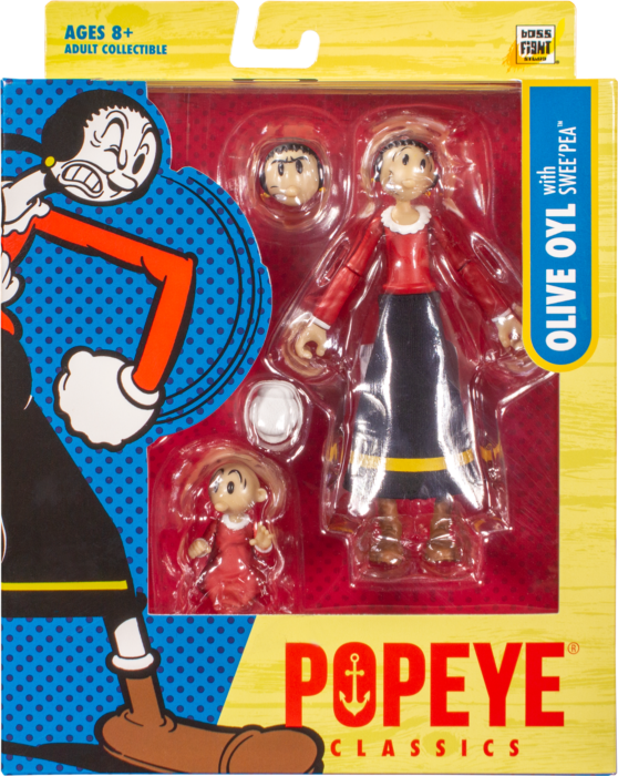 Popeye - Olive Oyl 1/12th Scale Action Figure