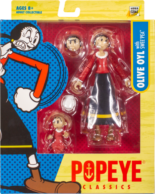 Popeye - Olive Oyl 1/12th Scale Action Figure