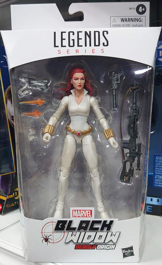 Marvel Legends 6 Inch Figure Exclusive - White Suit Black Widow Deadly Origins