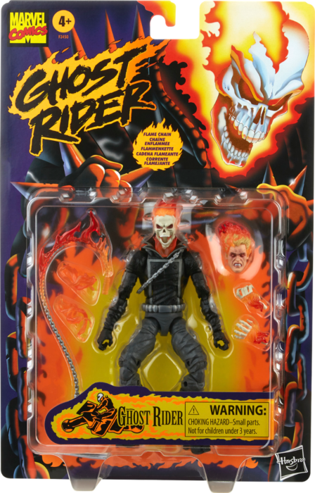 Ghost Rider Stuff Ghost Rider - Ghost Rider Retro Marvel Legends 6” Scale Action Figure ...