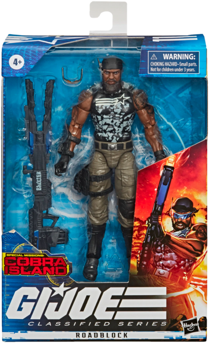 G.I. Joe - Roadblock Special Missions: Cobra Island Classified Series 6” Scale Action Figure