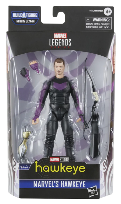 Marvel Legends - Hawkeye (2021) - Clint Barton  6” Scale Action Figure (Infinity Ultron Build-A-Figure)