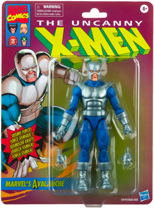 The Uncanny X-Men - Avalanche (Classic) Retro Marvel Legends 6” Scale Action Figure
