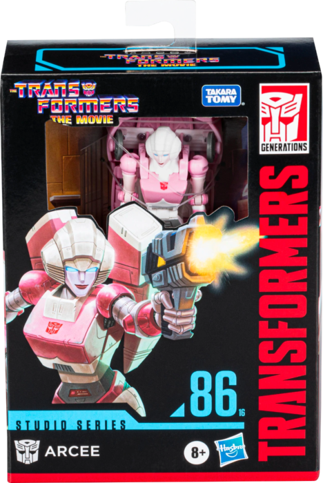 The Transformers: The Movie (1986) - Arcee Studio Series Deluxe Class 4.5” Action Figure