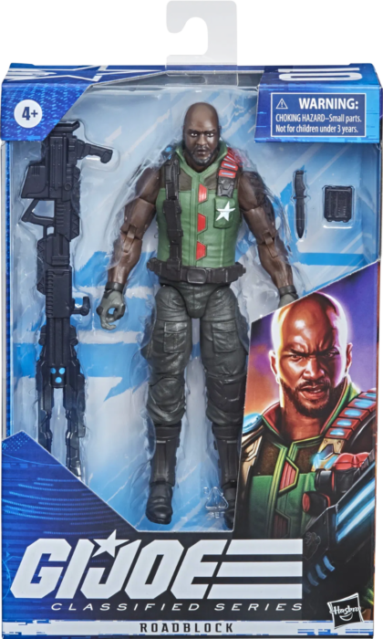 G.I. Joe - Roadblock Field Variant Classified Series 6” Scale Action Figure