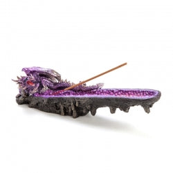 Dragon on Geode Incense holder