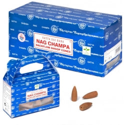 SATYA NAG CHAMPA BACKFLOW CONES