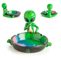 Stoned green ashtray