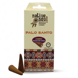 NATIVE SOUL PALO SANTO BACKFLOW CONES (JUMBO)