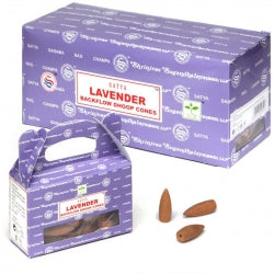 SATYA LAVENDER BACKFLOW CONES