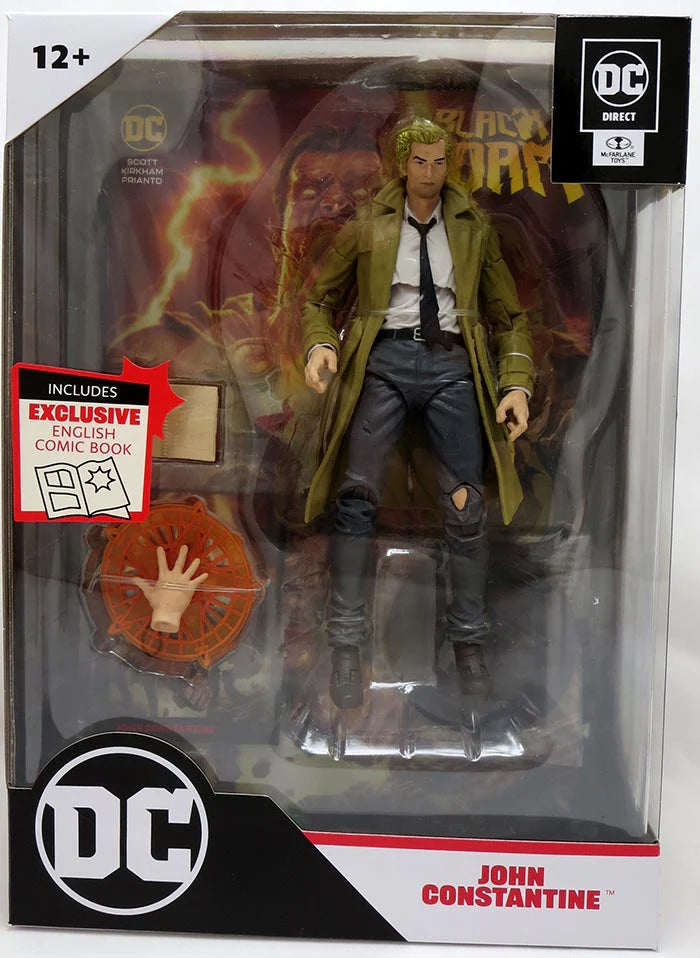 DC Direct 7in Comic with Figure Wv1 - Black Adam Wv1 Constantine (exclusive comic)