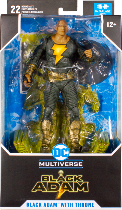 Black Adam (2022) - Black Adam with Throne DC Multiverse 7” Scale Action Figure