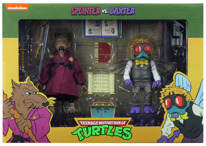 Teenage Mutant Ninja Turtles (TV 1987) - Splinter & Baxter Stockman 7" Action Figure 2-pack