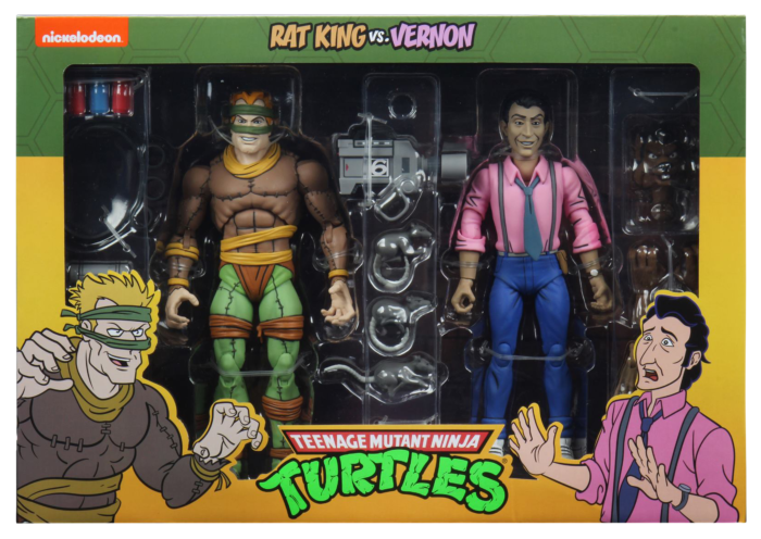 Teenage Mutant Ninja Turtles (TV 1987) - Rat King & Vernon 7" Action Figure 2-pack